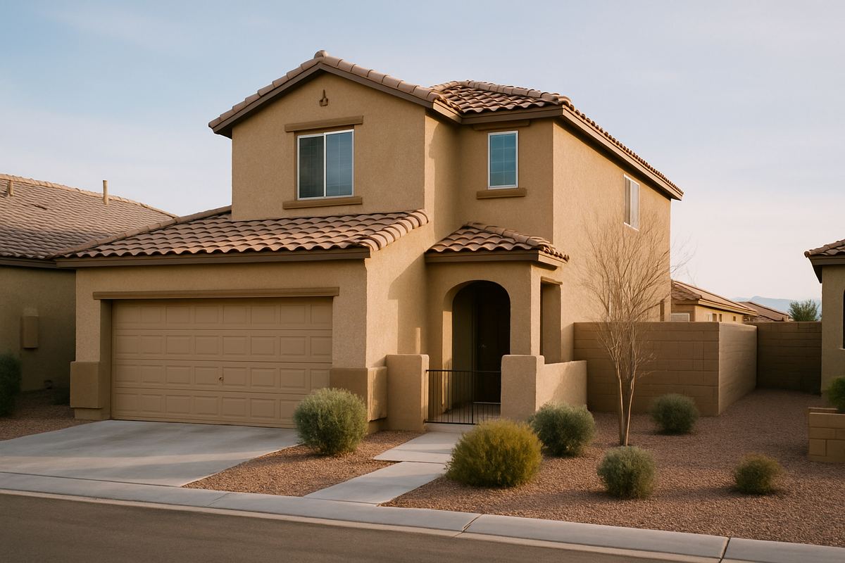 Two-story rental house in an Enterprise master plan