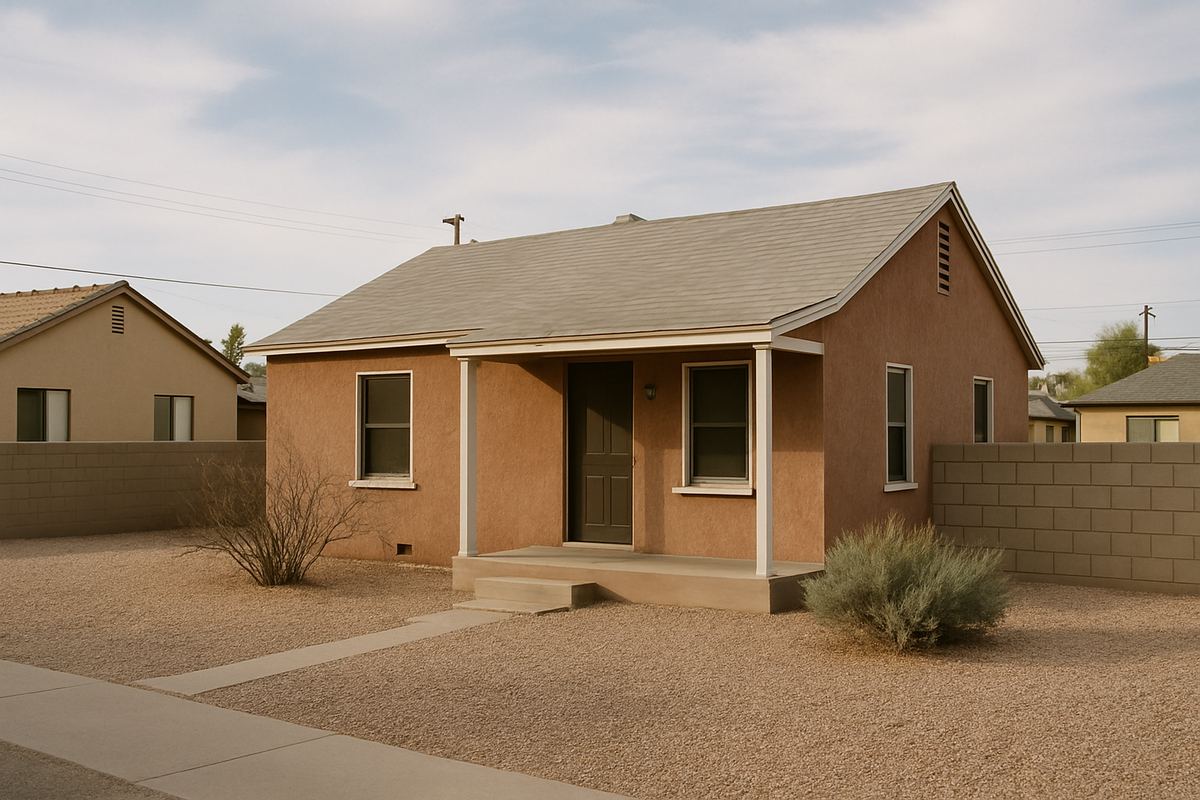 Original townsite-era rental house in Henderson